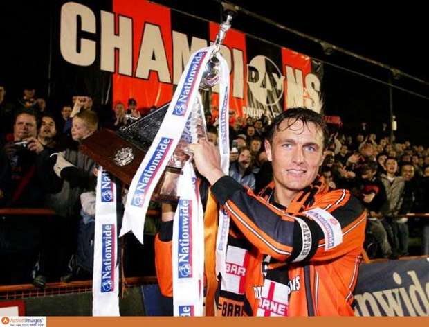 Heroic effort: Hendon won the Conference as a Barnet skipper (Action Images / Alex Morton)