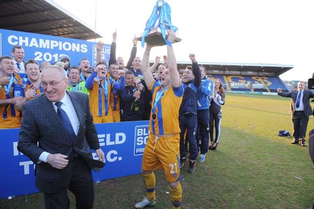 Champion: Murray holds the Conference trophy aloft in 2013