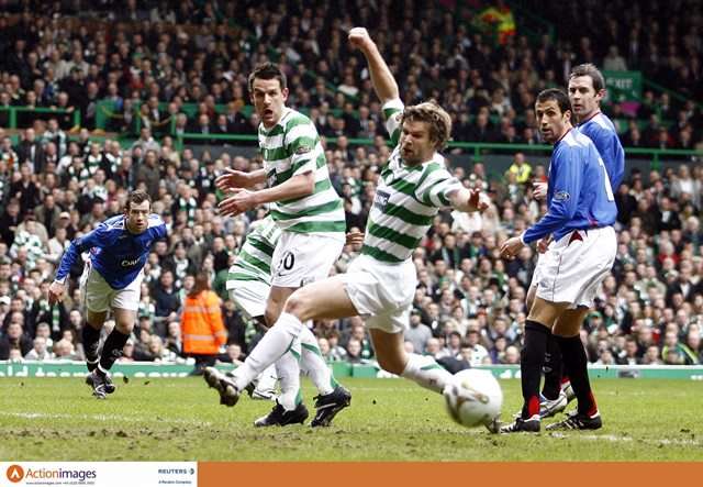 Derby day memories: Fleetwood boss Steven Pressley sees parallels with his Old Firm playing days (Photo by Action Images)