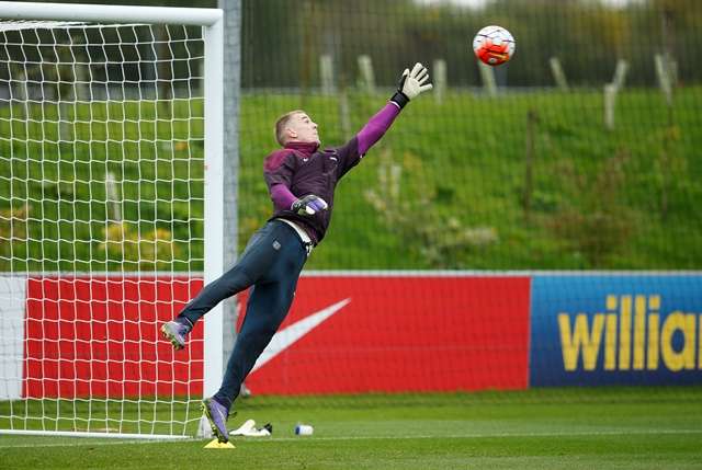 Three Lions: Pickford wants to follow in the footsteps of Joe Hart and Jack Butland with an England call-up (Action Images via Reuters / John Sibley)