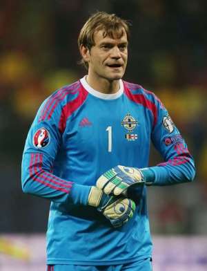 Still got it: Notts County 'keeper Roy Carroll isn't taking the gloves off just yet in fight to get Magpies promoted (Photos by Action Images)