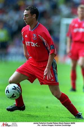 Eagle eyes: Fullarton in his Crystal Palace playing days (photo by Action Images)