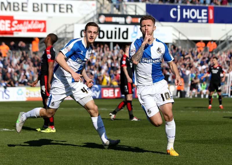 Growing reputation: Clarke has helped players like top scorer Matty Taylor thrive (photo by JMP)