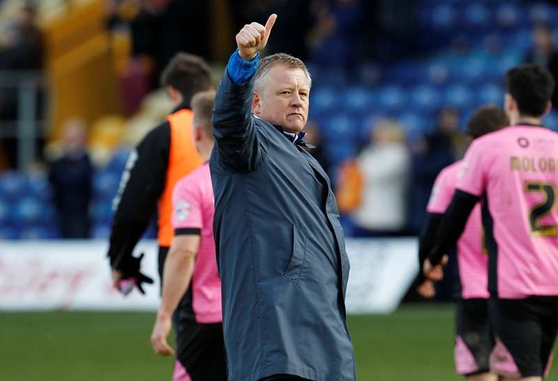 Win at all costs: Inspirational manager Chris Wilder has kept Northampton on the straight and narrow (photo by Action Images / Craig Brough)