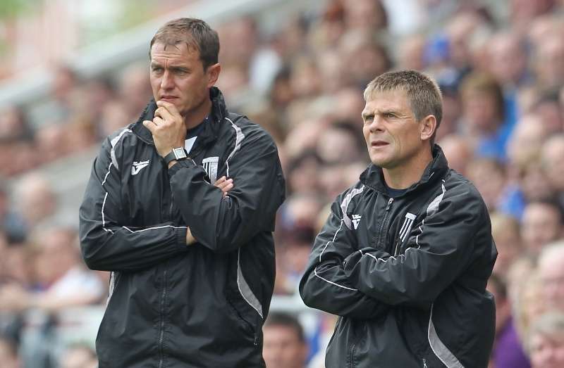 Funniest player: Ian Hendon and Andy Hessenthaler who both became coaches when their time as team-mates finished (photo by Action Images / John Clifton)