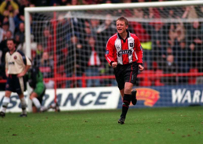 Old days: Wilder in action for the Blades (photo by Action Images)