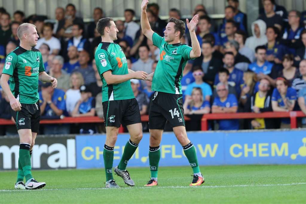 Scunthorpe's Tom Hopper clearly learned from the master after scoring their winner against Wimbledon
