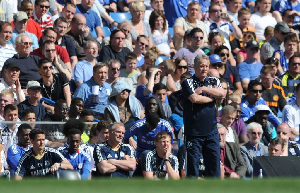 Teacher: Dermot Drummy in his Chelsea days (photo by Action Images)