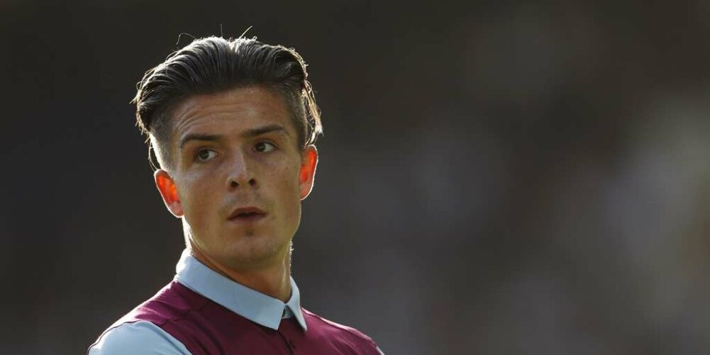 Jack Grealish 7 England Shirt / Aston Villa skipper Jack Grealish ...