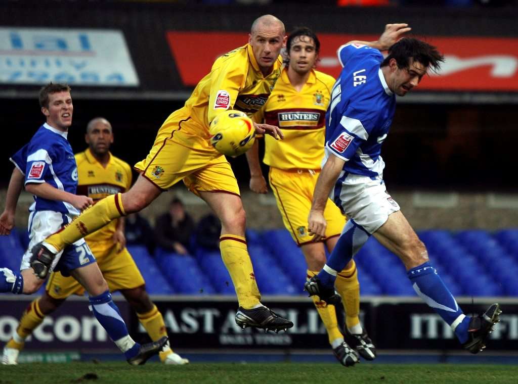 McGreal battling against former club Ipswich during his time at Burnley