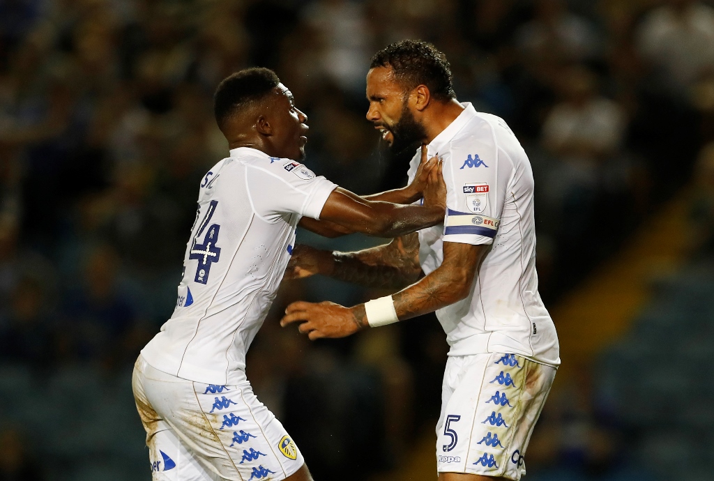 Ain't no stopping us now: Leeds midfielder Hadi Sacko is one for strutting his moves on the dancefloor (photo by Action Images)