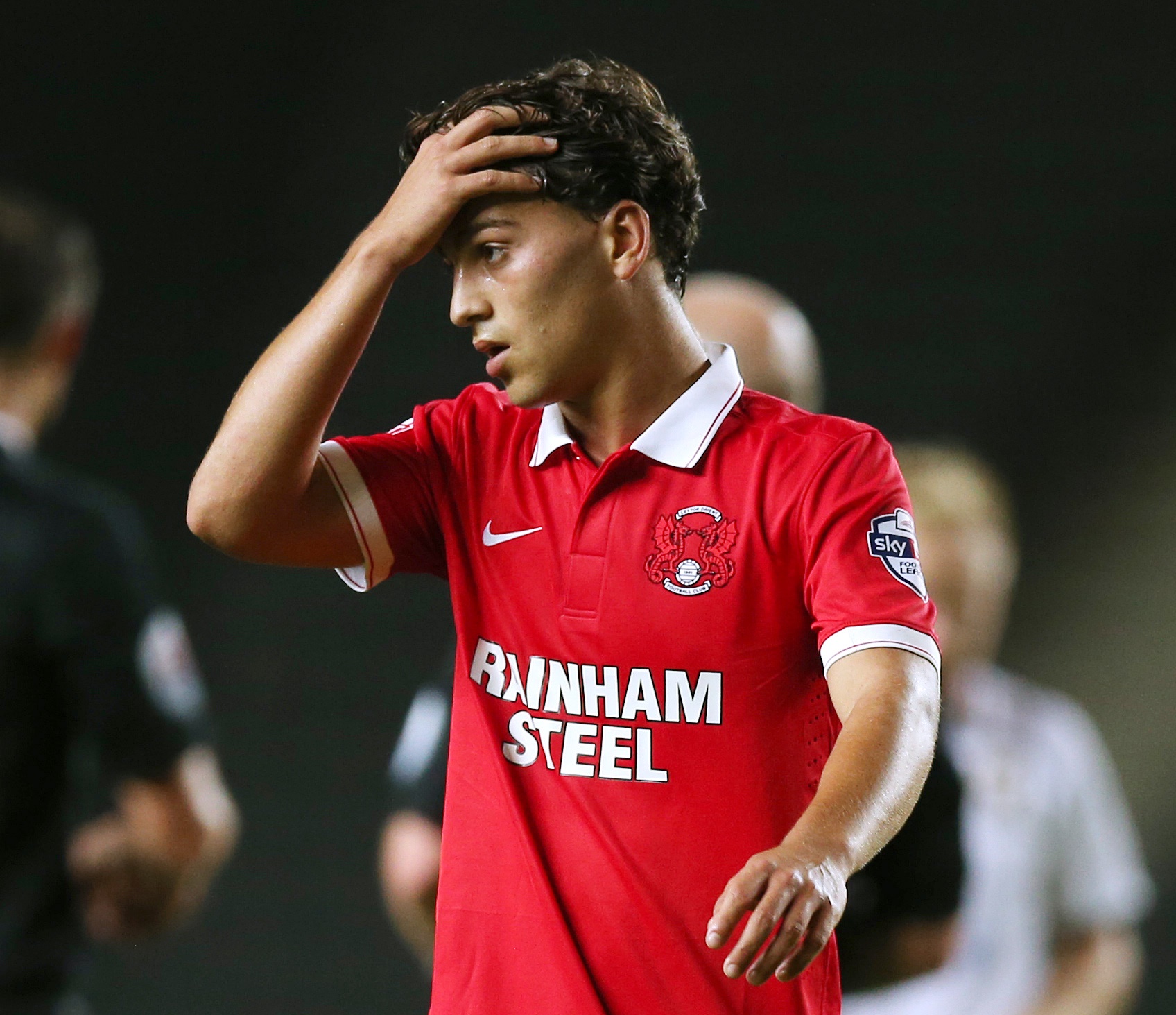 Football - Milton Keynes Dons v Leyton Orient - Capital One Cup First Round - Stadium MK - 11/8/15 Leyton Orient's Scott Kashket looks dejected Mandatory Credit: Action Images / Alex Morton Livepic EDITORIAL USE ONLY. No use with unauthorized audio, video, data, fixture lists, club/league logos or "live" services. Online in-match use limited to 45 images, no video emulation. No use in betting, games or single club/league/player publications. Please contact your account representative for further details.