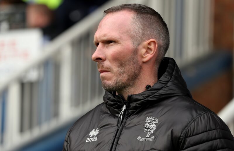 Lincoln City manager Michael Appleton