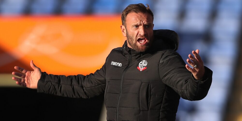 Bolton Wanderers manager Ian Evatt