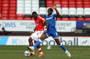 Gillingham striker John Akinde