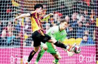Calum Kavanagh scored the opening goal Bradford City in a 4-1 home win against Colchester City PICTURE: Alamy