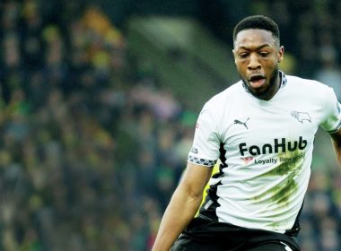 NON-STOP: Ebou Adams gives his all in the Derby cause PICTURE: Alamy