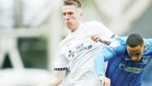 CLOSE: Cohen Bramall, right, hits the bar