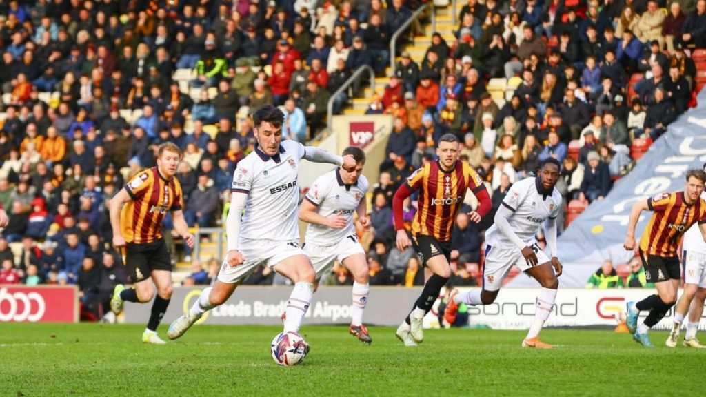 KEEP CALM: Josh Hawkes fires in what proves to be Tranmere’s winner from the penalty spot PICTURES: Alamy