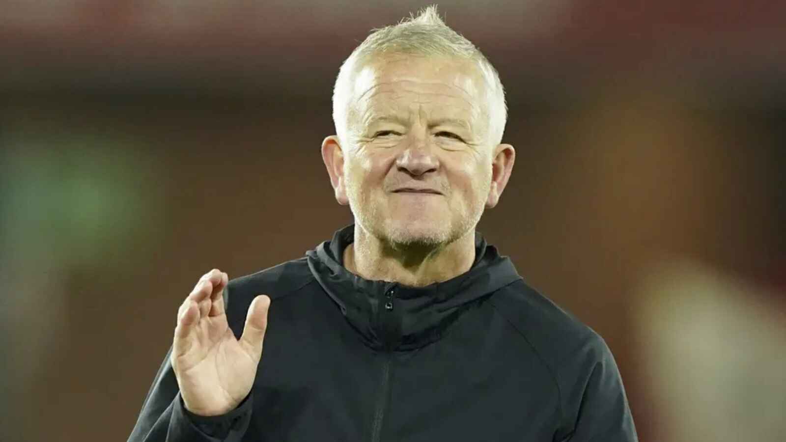 Sheffield United manager Chris Wilder celebrates after his side progresses to the Sky Bet Championship play-off final PICTURE: PA Images