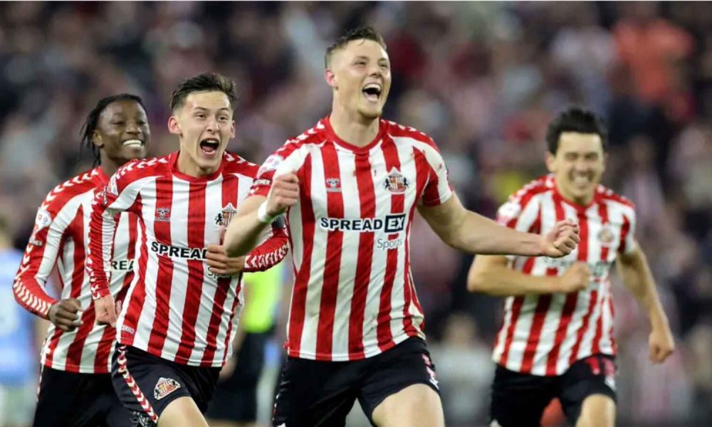 Sunderland’s Dan Ballard and team-mates are heading to Wembley (Steve Welsh/PA)