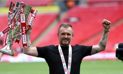 Nathan Jones has guided Charlton into the Championship (Nigel French/PA)