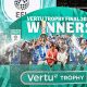 Peterborough United lift the 2025 Vertu Trophy after beating Birmingham City at Wembley PICTURE: Alamy