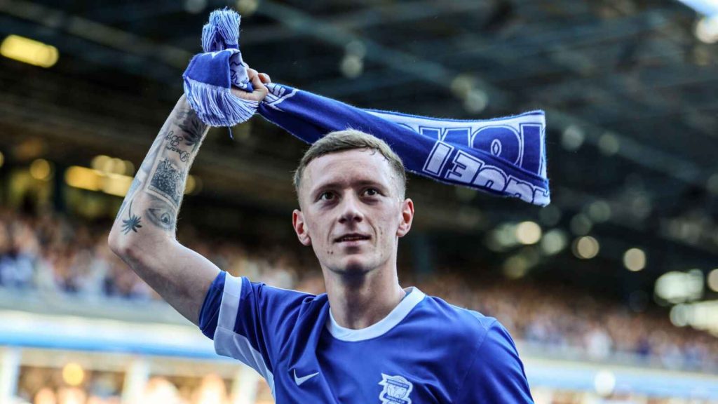 Jay Stansfield scored 19 goals last season and helped Birmingham City earn promotion back to the Championship PICTURE: Alamy