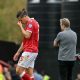 Wrexham midfielder George Dobson (left) and manager Phil Parkinson reacted after the 2-2 draw against Sheffield Wednesday (Cody Froggatt/PA)