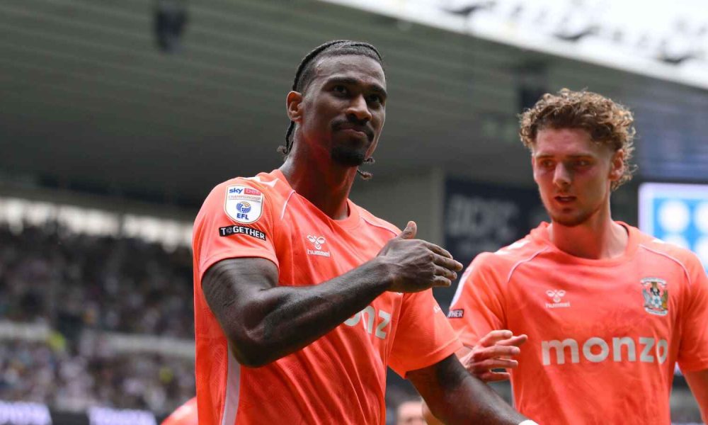 Haji Wright added to his first goal of the season against Derby County with a brace against QPR at the weekend PICTURE: Alamy