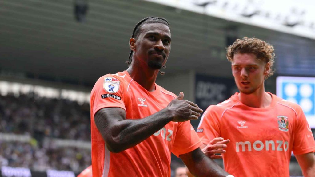Haji Wright added to his first goal of the season against Derby County with a brace against QPR at the weekend PICTURE: Alamy