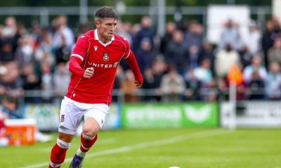 NEW COLOURS: Josh Windass in the red of Wrexham PICTURE: Alamy