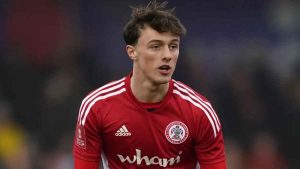 Josh Woods was on target for Accrington (Mike Egerton/PA)