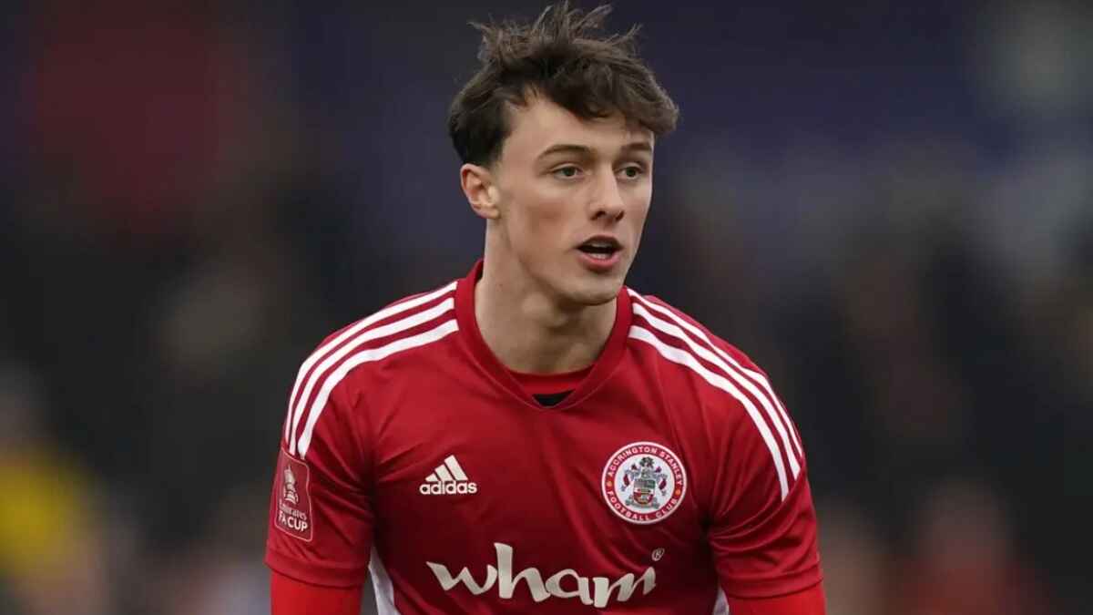 Josh Woods was on target for Accrington (Mike Egerton/PA)