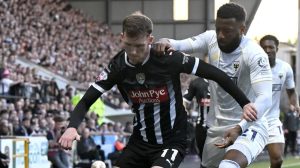 Conor Grant (left) completed the scoring for Notts County (Cody Froggatt/PA)