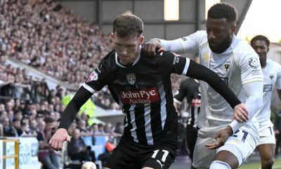 Conor Grant (left) completed the scoring for Notts County (Cody Froggatt/PA)