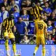 Jaheim Headley won it for Port Vale (Jacob King/PA)