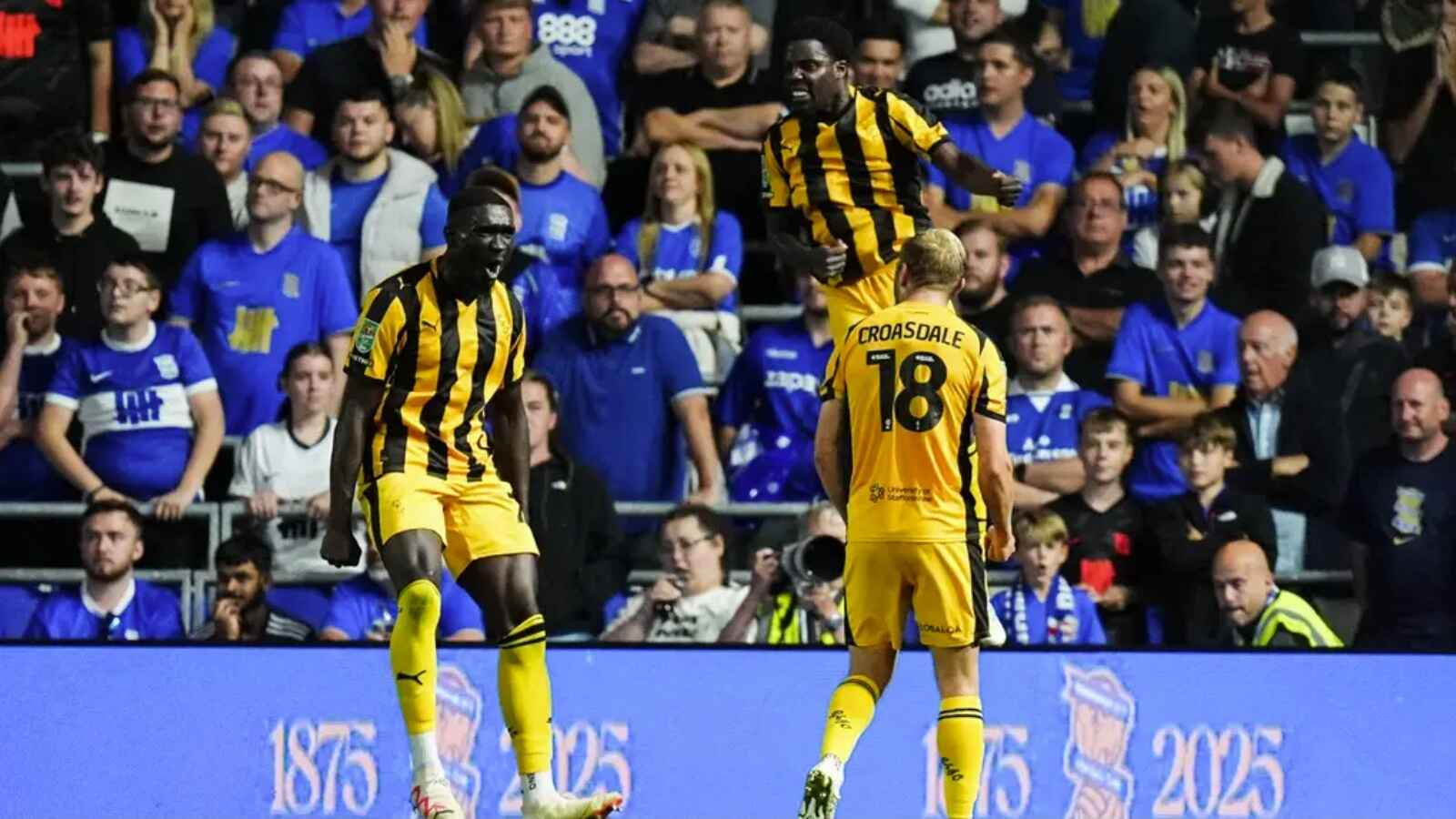 Jaheim Headley won it for Port Vale (Jacob King/PA)