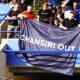 Sheffield Wednesday fans in the stands protest against club owner Dejphon Chansiri (Mike Egerton/PA)