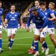 Callum Robinson celebrates scoring for Cardiff
