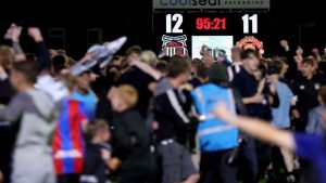 Grimsby have been fined after fielding an ineligible player in their Carabao Cup victory over Manchester United last week