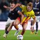 Millwall’s Camiel Neghli and Watford’s Hector Kyprianou battle for the ball