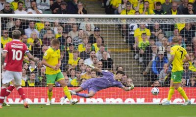 Vladan Kovacevic dives in vain to stop Ryan Longman scoring Wrexham’s second goal