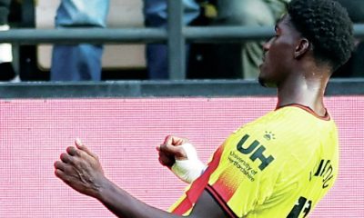Vivaldo Semedo savours his winner for Watford