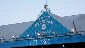 A general view of Hillsborough during a Championship match between Sheffield Wednesday and Burnley