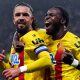 Watford’s Imran Louza (left) celebrates scoring