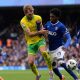 Norwich City’s Jack Stacey (left) and Ipswich Town’s Jaden Philogene battle for the ball
