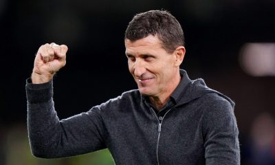 Watford manager Javi Gracia celebrates after the win over West Brom