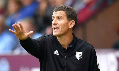 Javi Gracia in his first spell as Watford manager