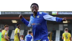 Kyreece Lisbie is loving life at Colchester United